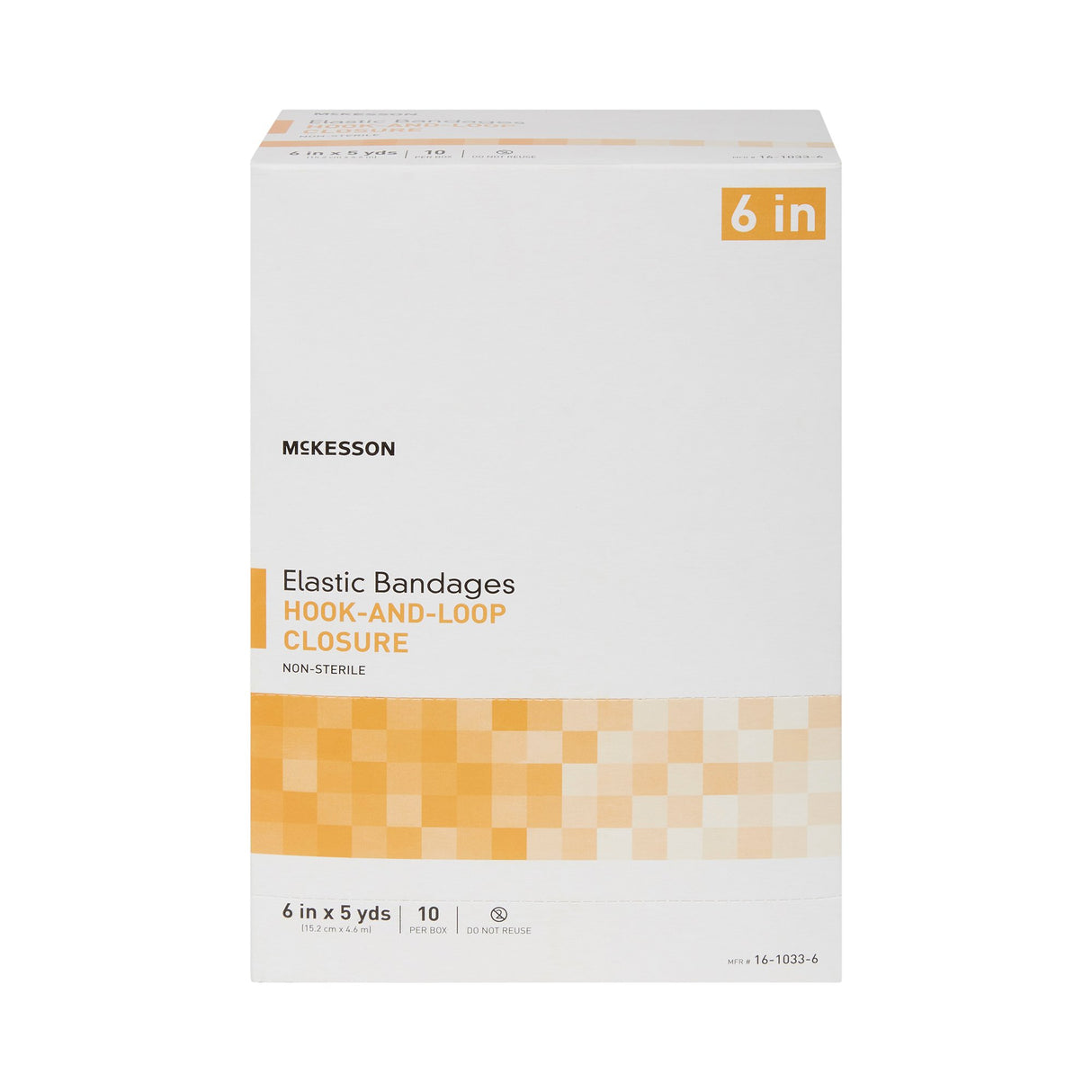 Elastic Bandage Mckesson Nonsterile Hook Loop Closure for Compression Support - BeHope