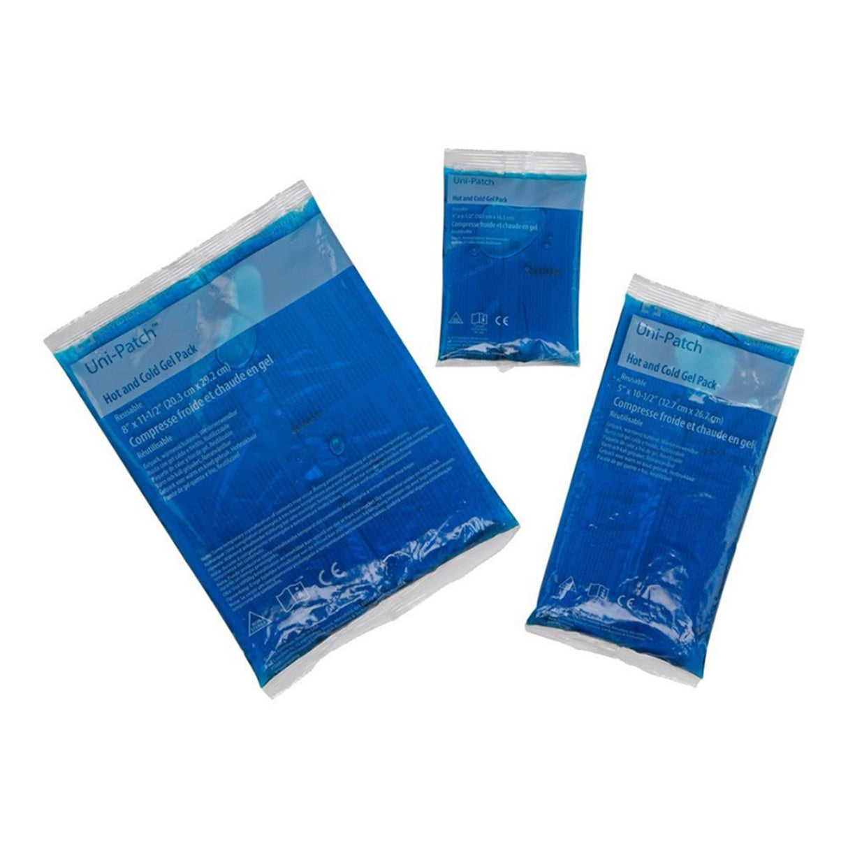 Hot / Cold Pack Uni-Patch™ General Purpose Medium 5 X 10-1/2 Inch Plastic / Gel Reusable - BeHope
