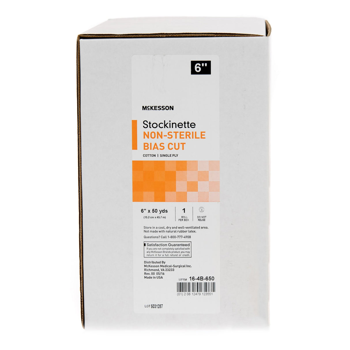 Bias Cut Stockinette Mckesson Nonsterile Latex Free - BeHope