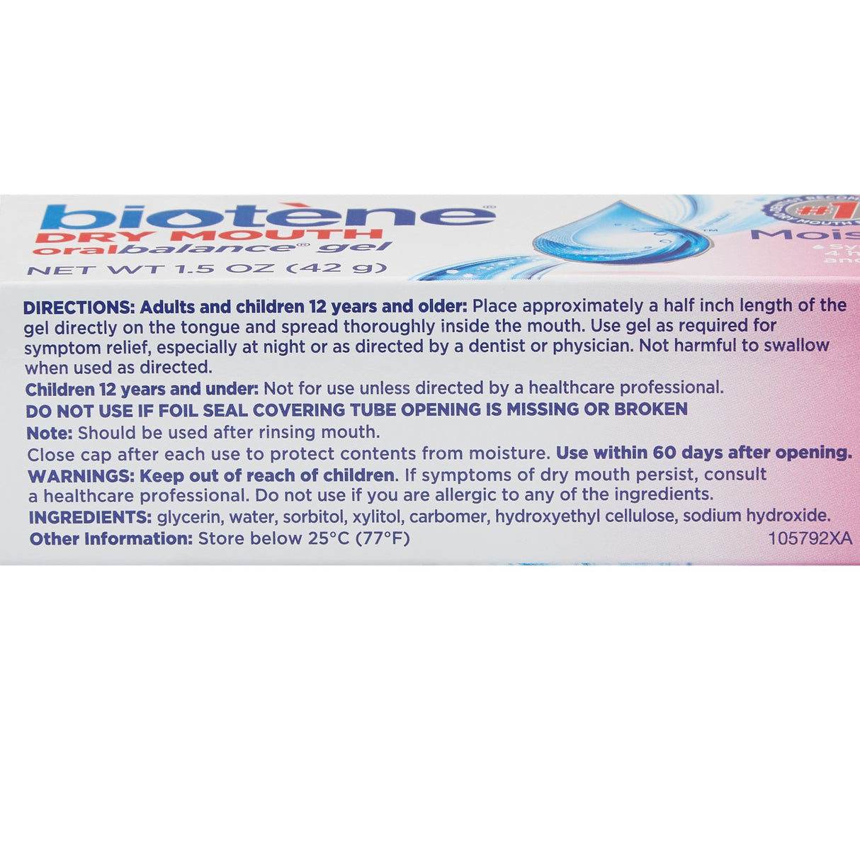 Mouth Moisturizer Biotene Oral Balance Gel for Dry Mouth Relief - BeHope