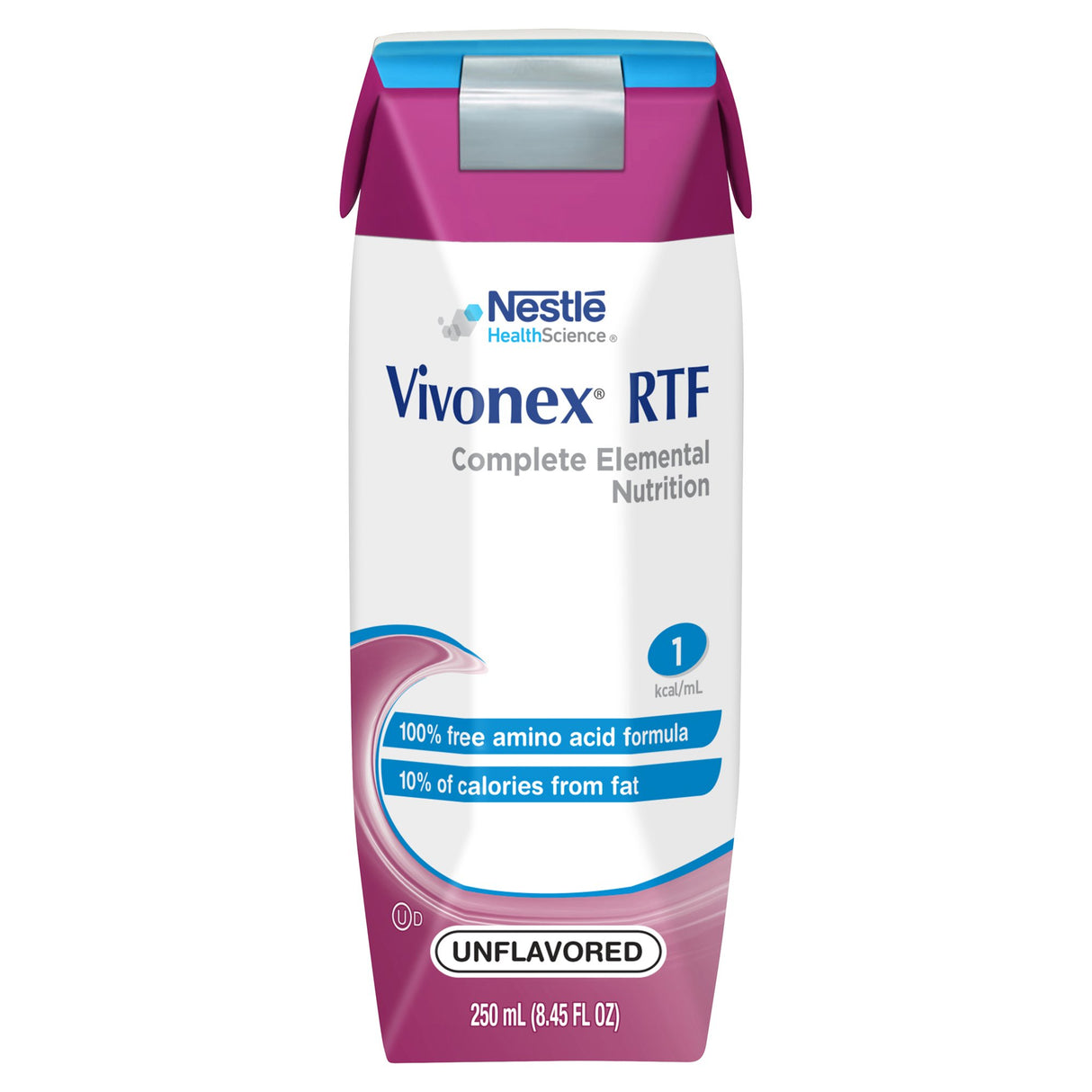 Tube Feeding Formula Vivonex® RTF Unflavored Liquid 250 mL Carton - BeHope