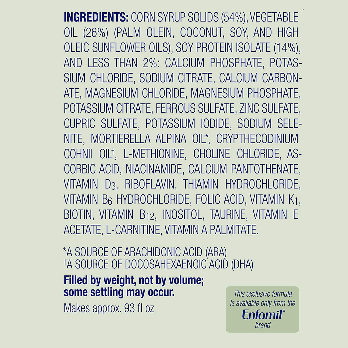 Infant Formula Enfamil® ProSobee® Unflavored 12.9 oz. Can Powder Soy Lactose Intolerance - BeHope