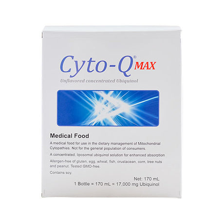 Oral Supplement Cyto-Q® MAX Unflavored Liquid 170 mL Bottle - BeHope
