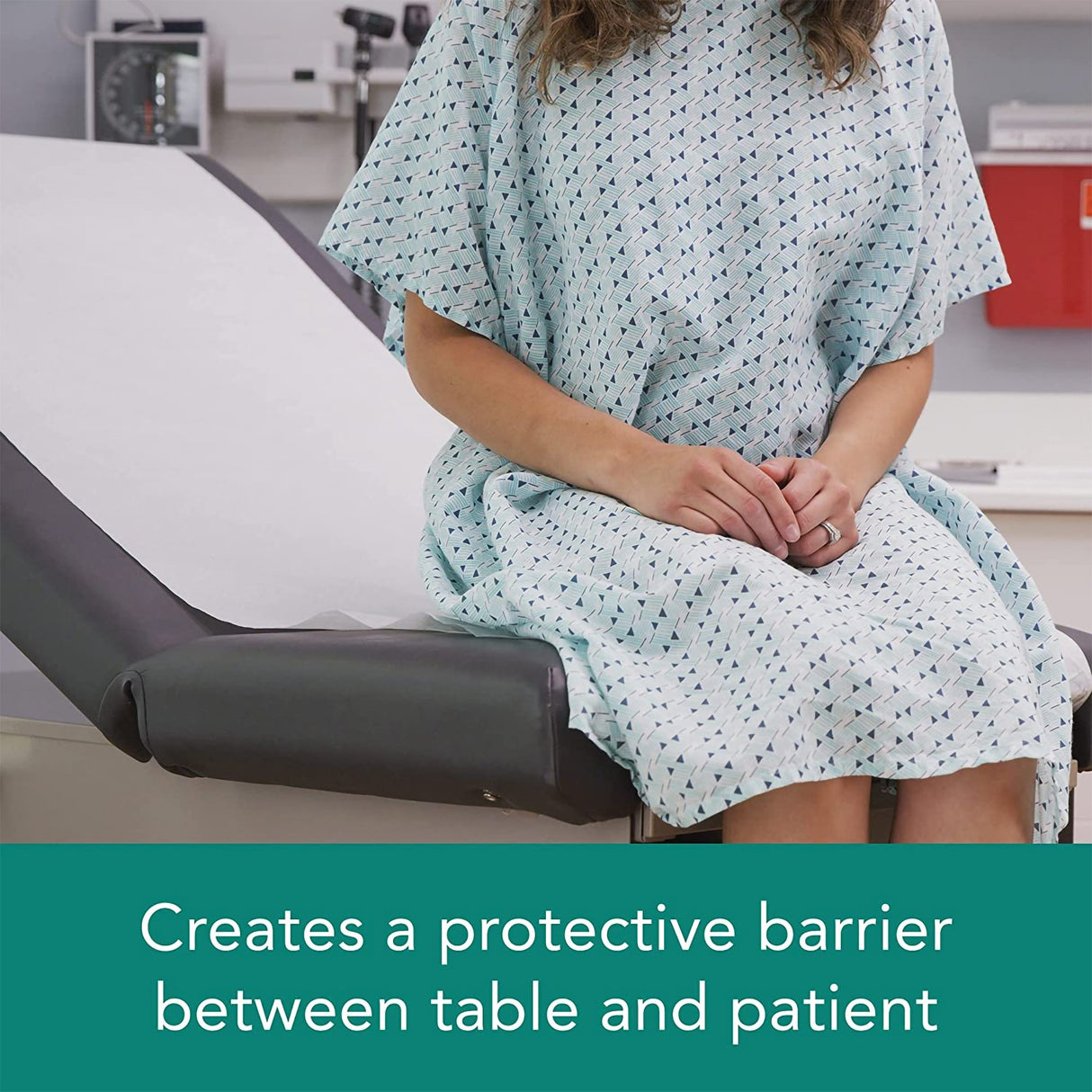 Table Paper Tidi® Everyday 18 Inch Width 125 Foot Length White Crepe - BeHope