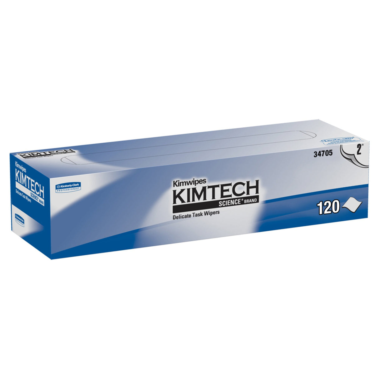 Delicate Task Wipe Kimtech Science™ Kimwipes™ Light Duty 120 Count Dispenser Box 11-1/5 X 12-3/10 Inch NonSterile Disposable - BeHope