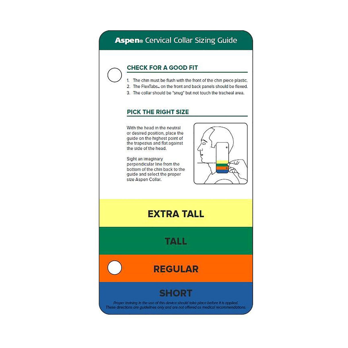 Rigid Cervical Collar with Replacement Pads Aspen® Preformed Adult Tall Two-Piece / Trachea Opening 13 to 21 Inch Neck Circumference - BeHope