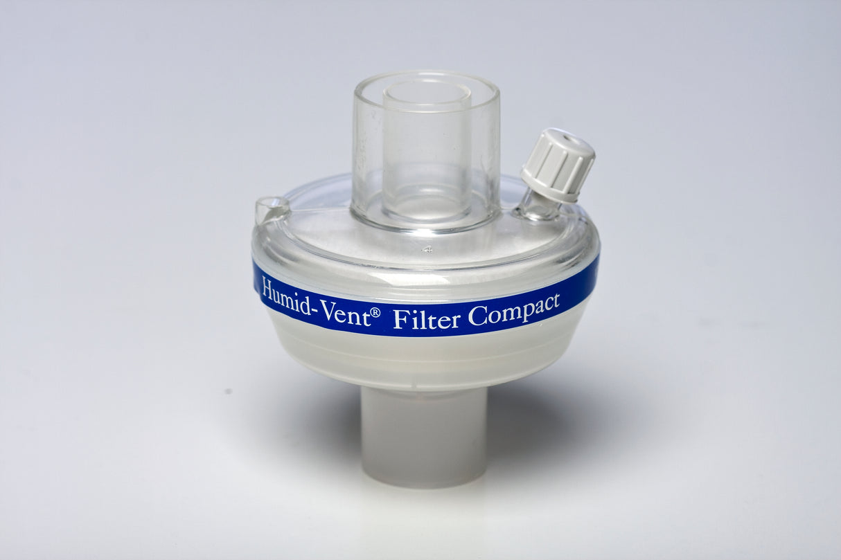 Heat and Moisture Exchanger with Filter Humid-Vent™ 35.57 mg H₂O/L @ VT 500 mL 1.85 cm H₂O @ 30 LPM - BeHope
