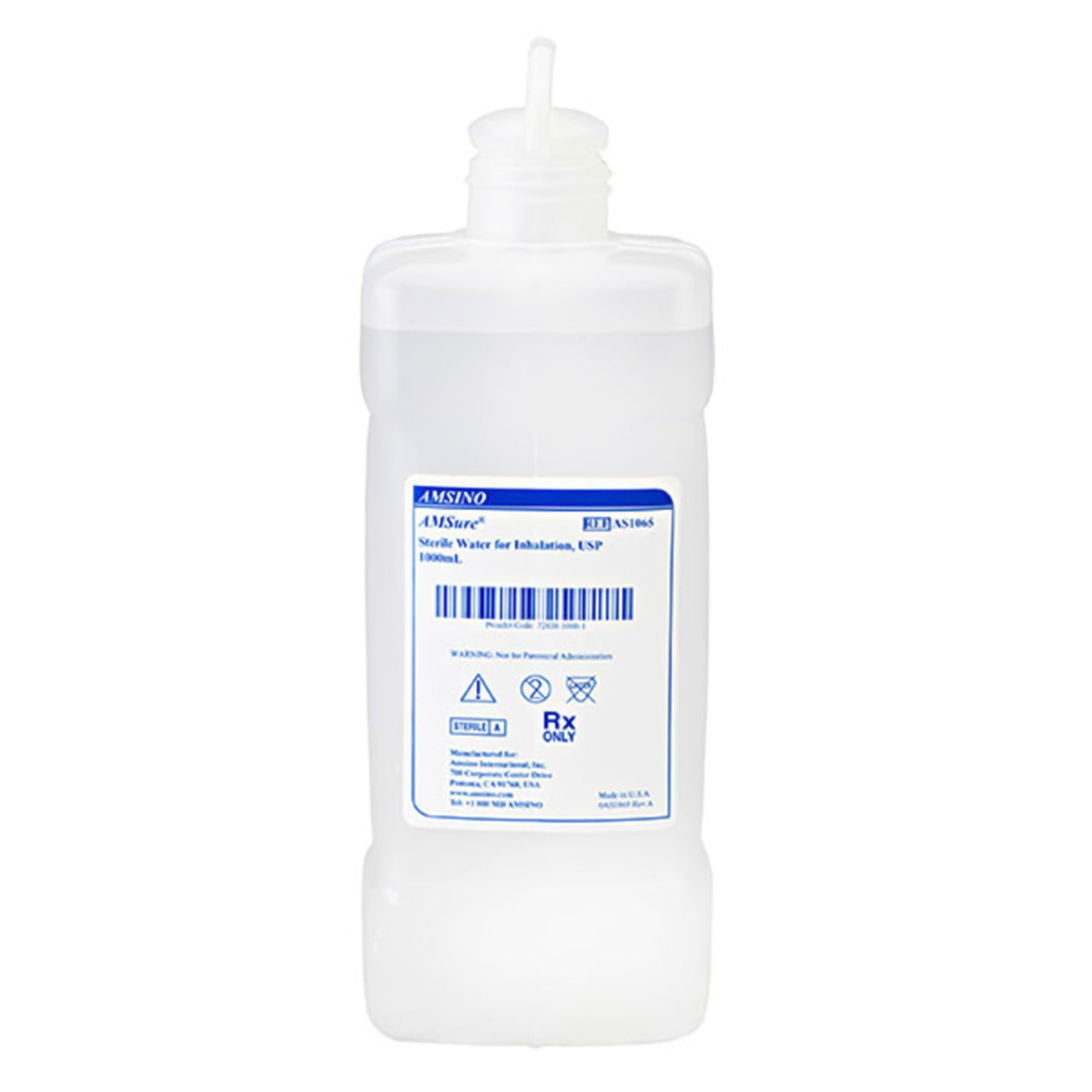 AMSure® Sterile Water Liquid 1,000 mL - BeHope