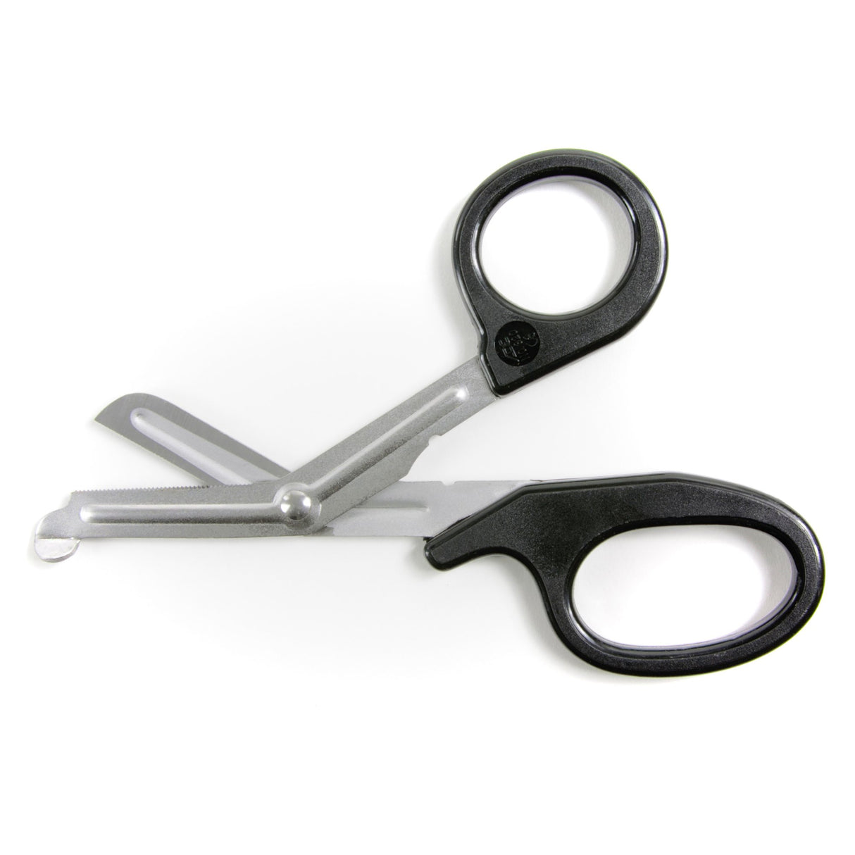Utility Scissors McKesson 7-1/4 Inch Length Office Grade Stainless Steel / Plastic NonSterile Finger Ring Handle Angled Blunt Tip / Blunt Tip - BeHope