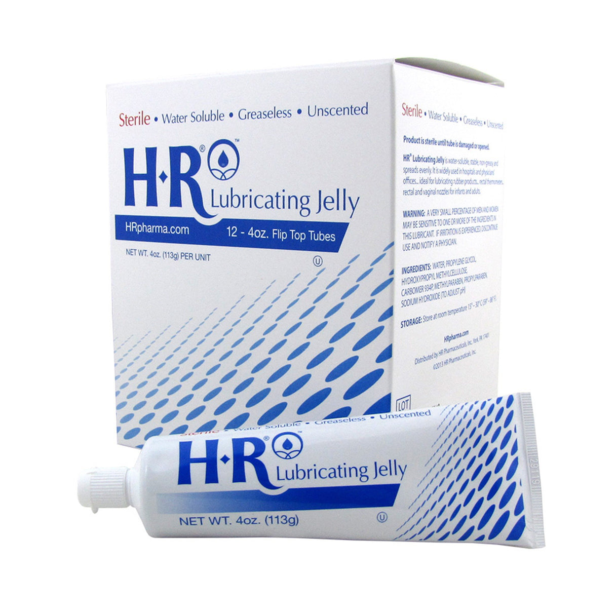 Lubricating Jelly HR® 4 oz. Tube Sterile - BeHope