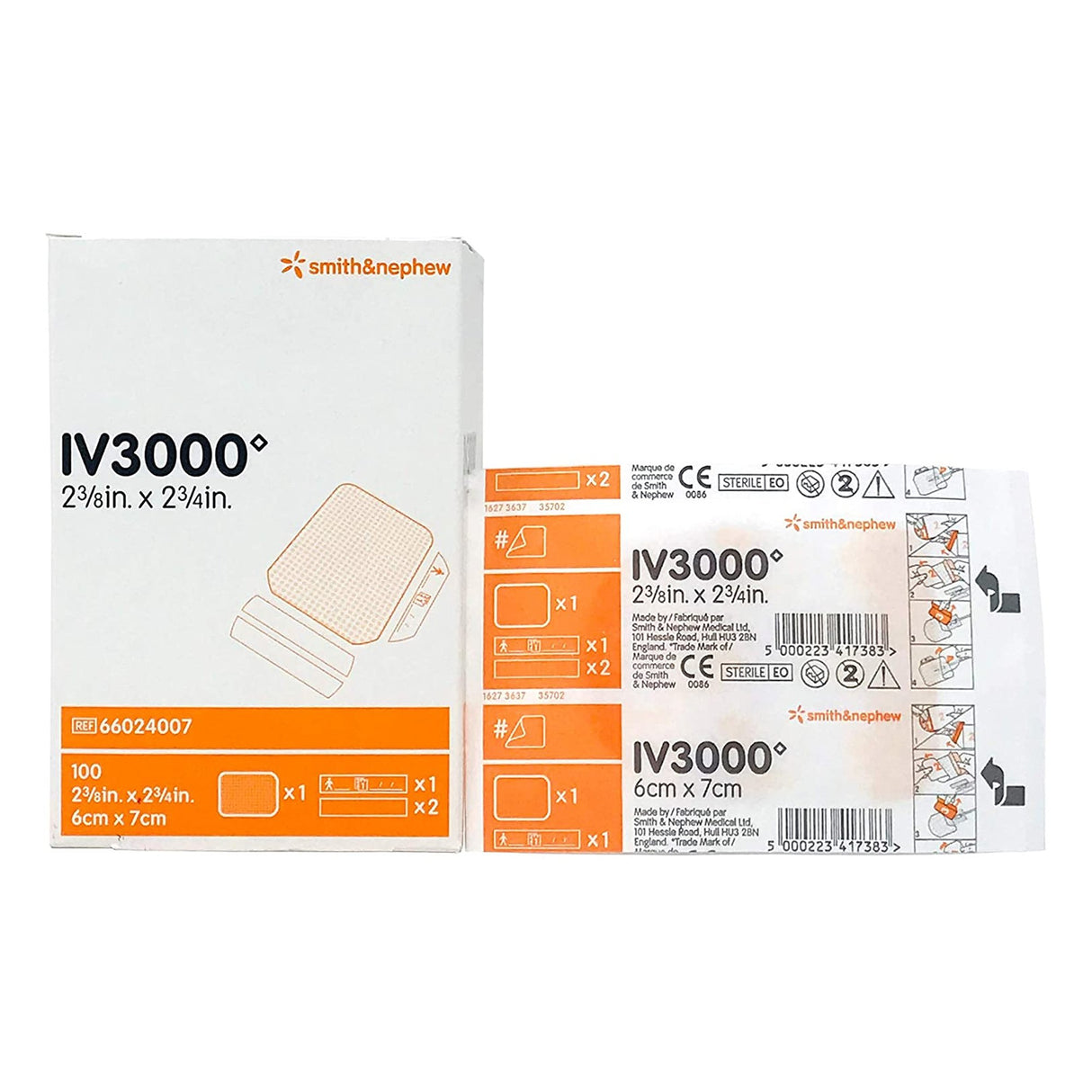 I.V. Dressing IV3000™ REATIC Film 2-3/8 X 2-3/8 Inch Sterile - BeHope