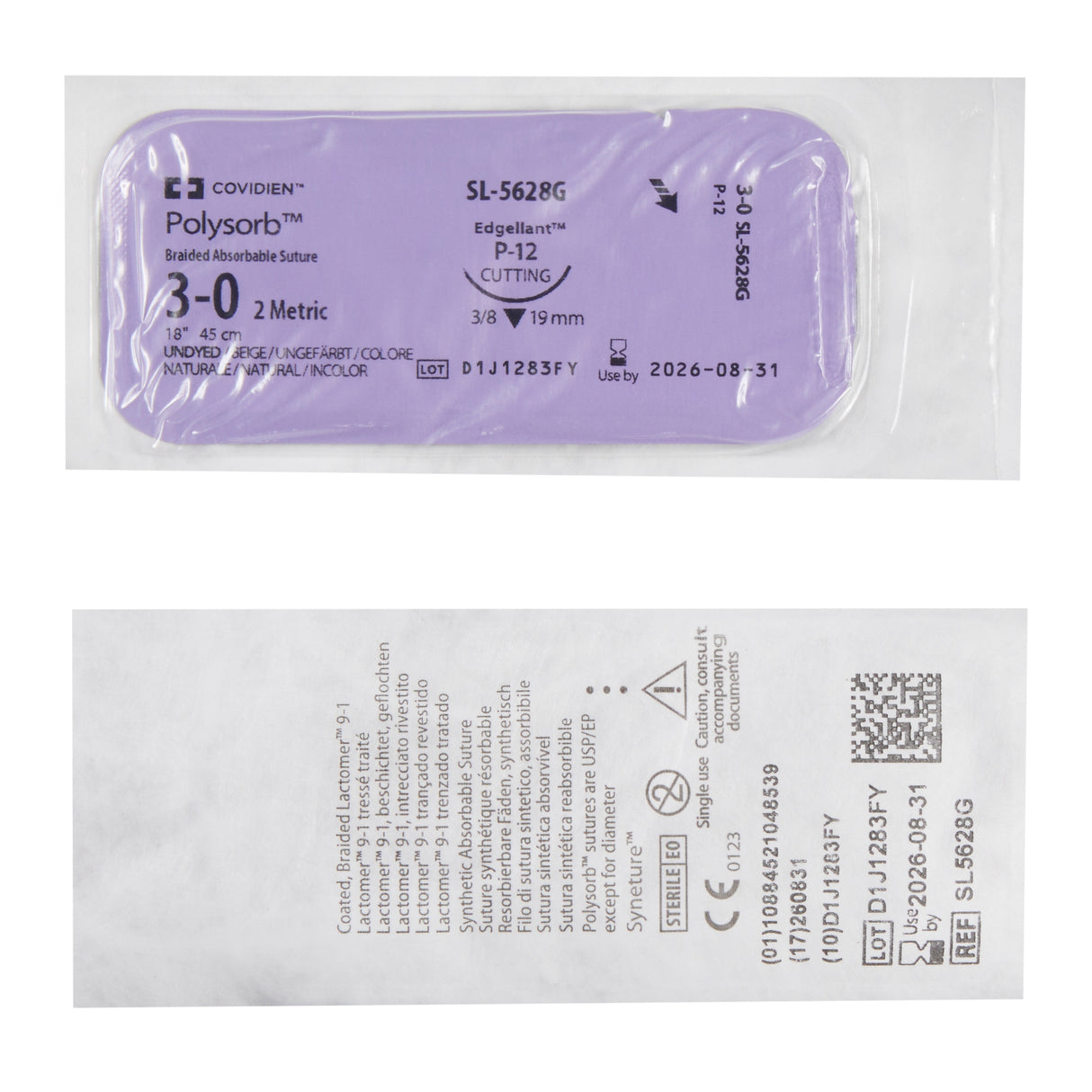 Absorbable Suture With Needle Polysorb™ Braided Polyester - BeHope