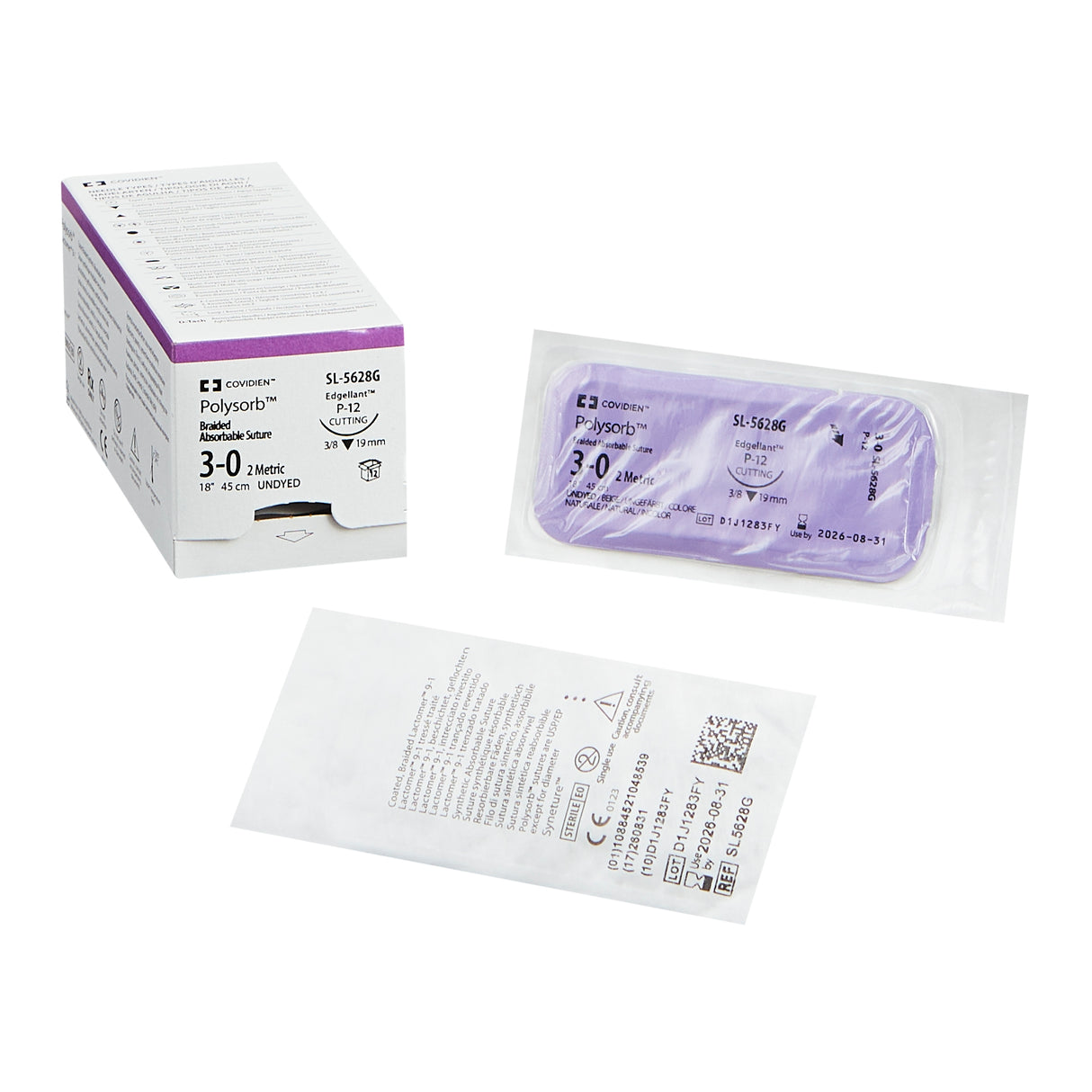 Absorbable Suture With Needle Polysorb™ Braided Polyester - BeHope