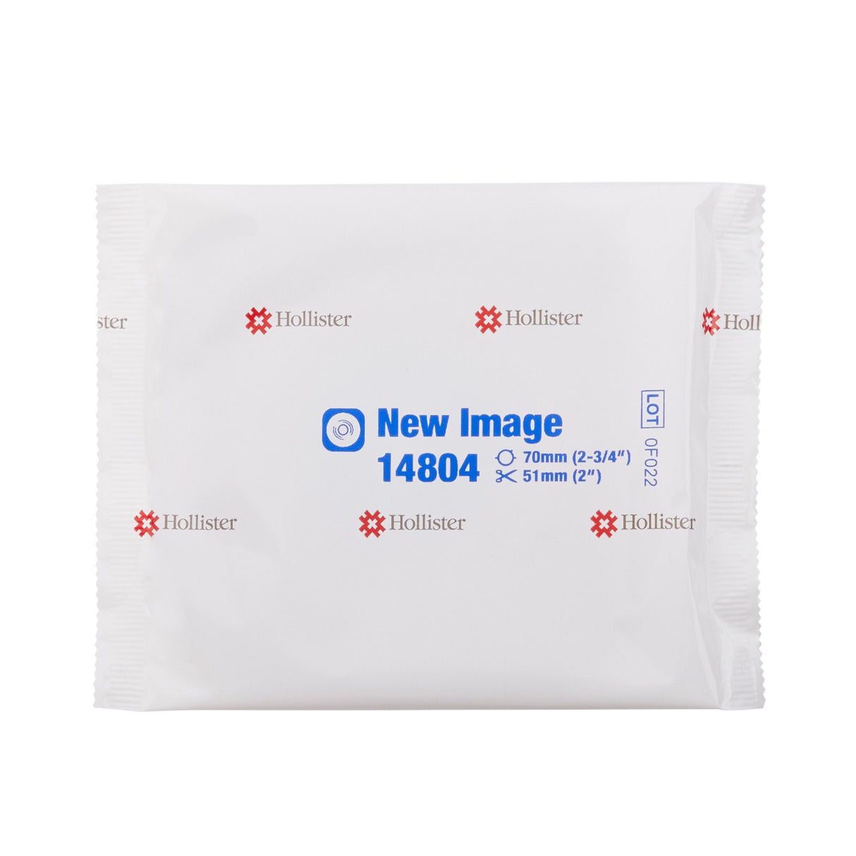 Ostomy Barrier FlexTend™ Trim to Fit, Extended Wear Adhesive Tape 70 mm Flange Blue Code System Hydrocolloid Up to 2 Inch Opening - BeHope