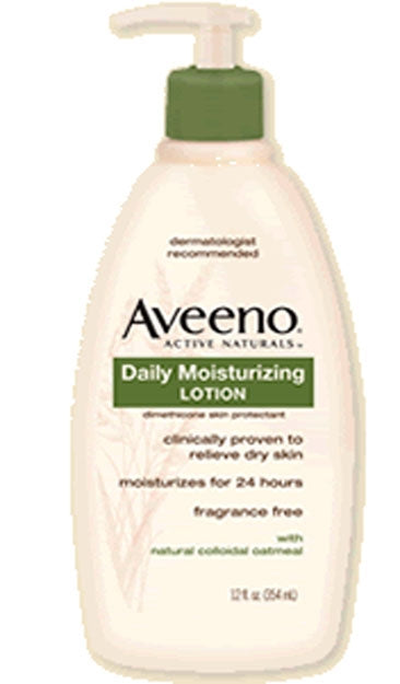 Hand and Body Moisturizer Aveeno® 12 oz. Pump Bottle Unscented Lotion - BeHope
