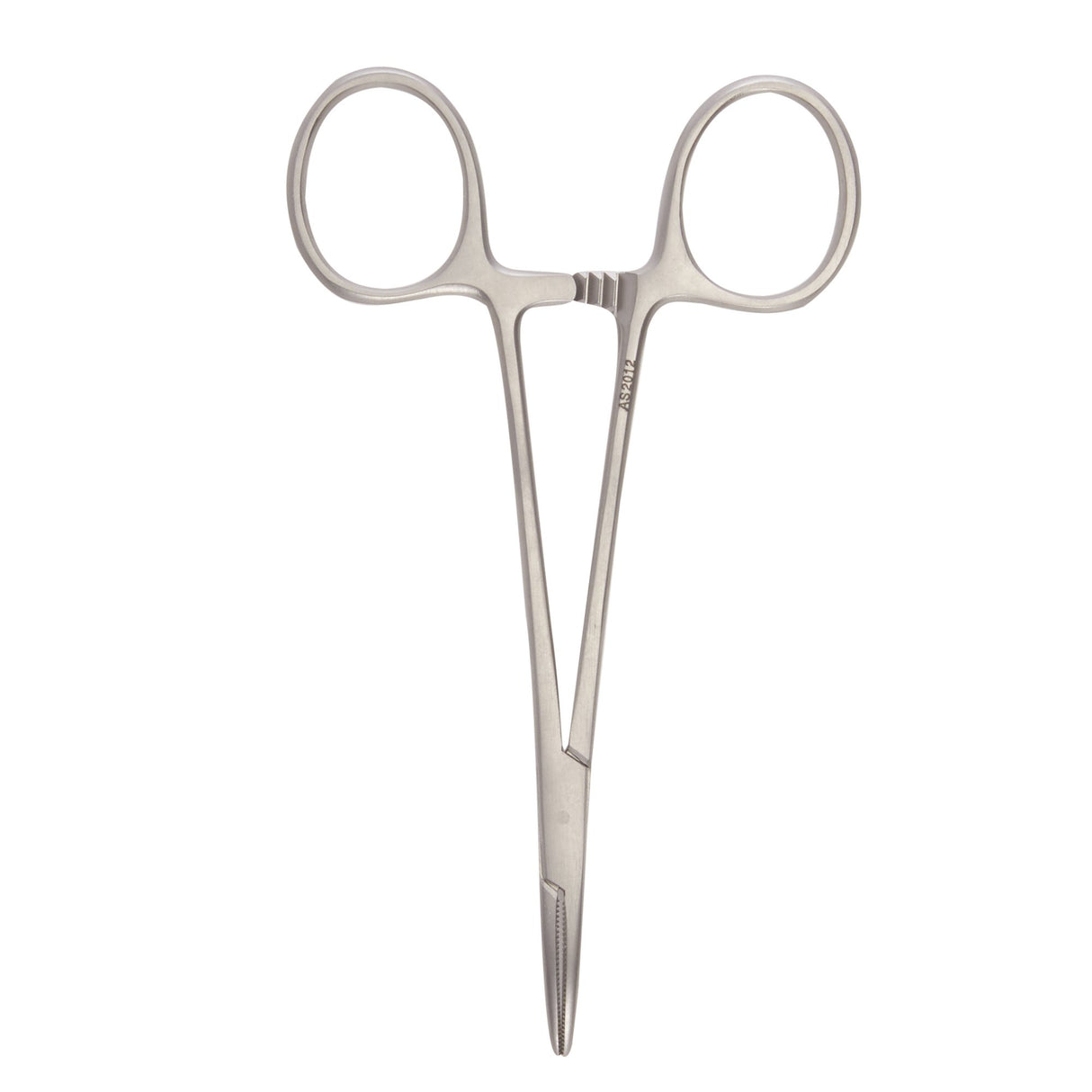 Mosquito Forceps McKesson Argent™ Halsted 5 Inch Length OR / Surgical Grade German Stainless Steel NonSterile Locking Finger Ring Handle Curved Serrated Tips - BeHope