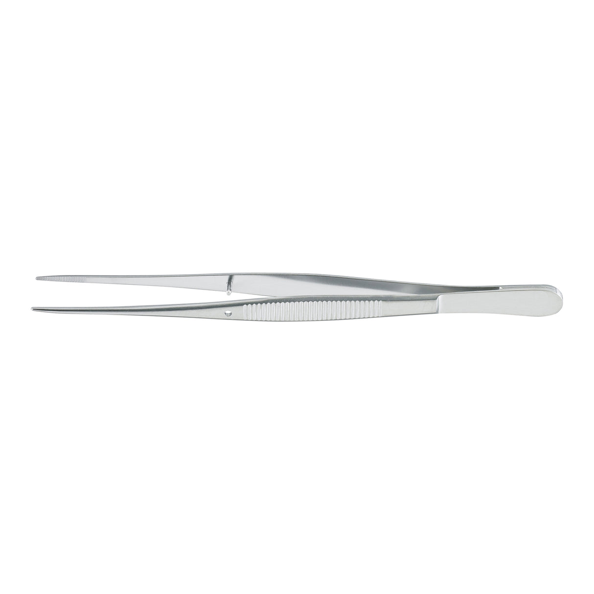 Dressing Forceps McKesson Argent™ Semken 5 Inch Length OR / Surgical Grade German Stainless Steel NonSterile NonLocking Thumb Handle Straight Serrated Tips - BeHope