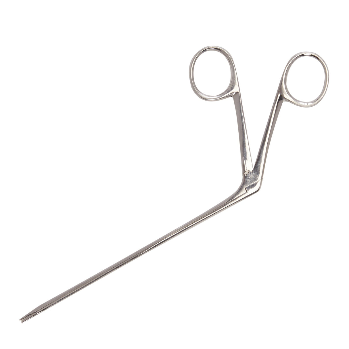 Alligator Forceps McKesson Noyes 5-1/2 Inch Length Floor / Office Grade Stainless Steel NonSterile NonLocking Finger Ring Handle Straight Serrated Tips - BeHope