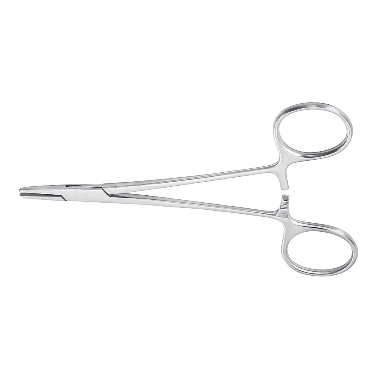 Needle Holder McKesson Halsey 5 Inch Length Smooth Jaws Finger Ring Handle - BeHope