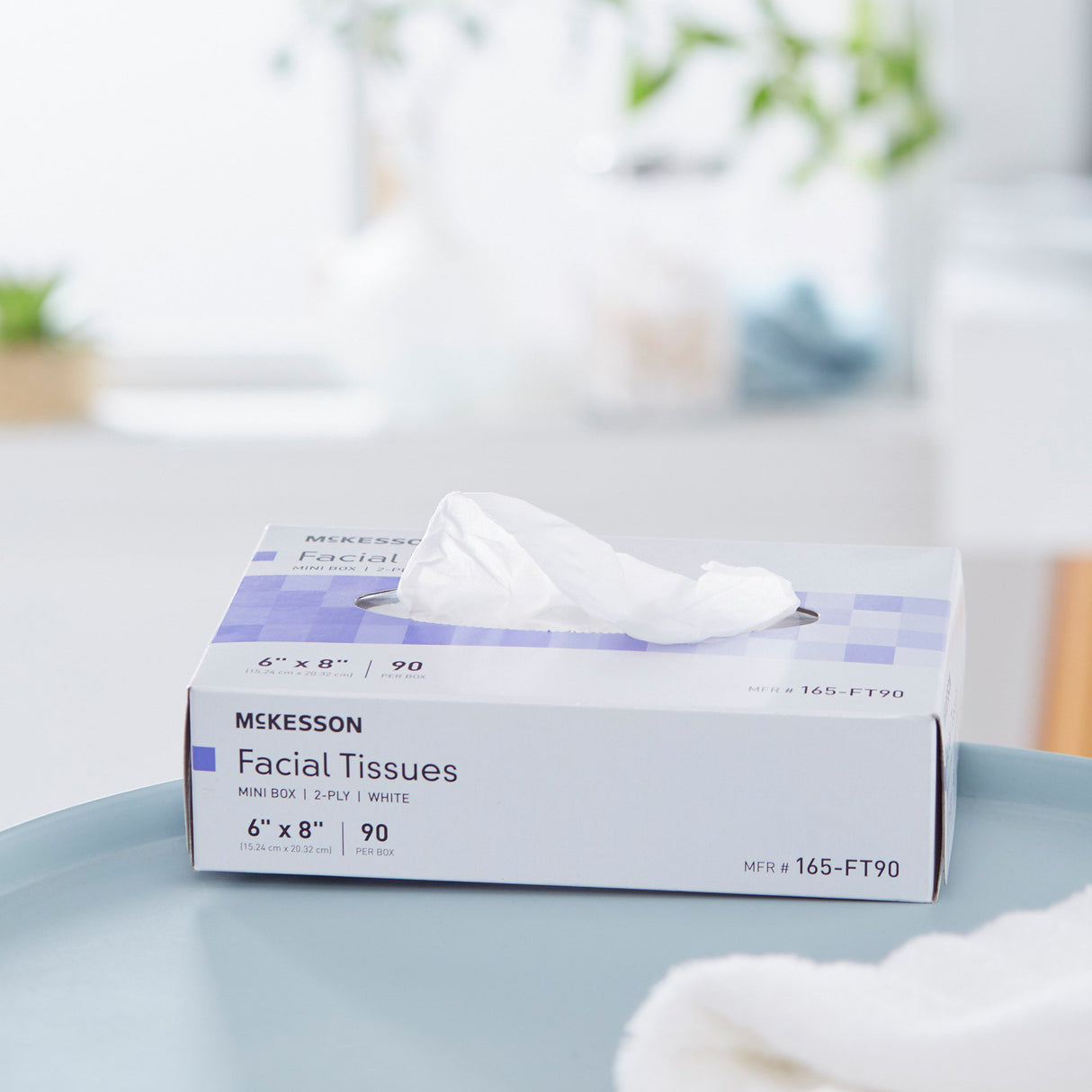 McKesson Facial Tissue White 6 X 8 Inch 90 Count - BeHope