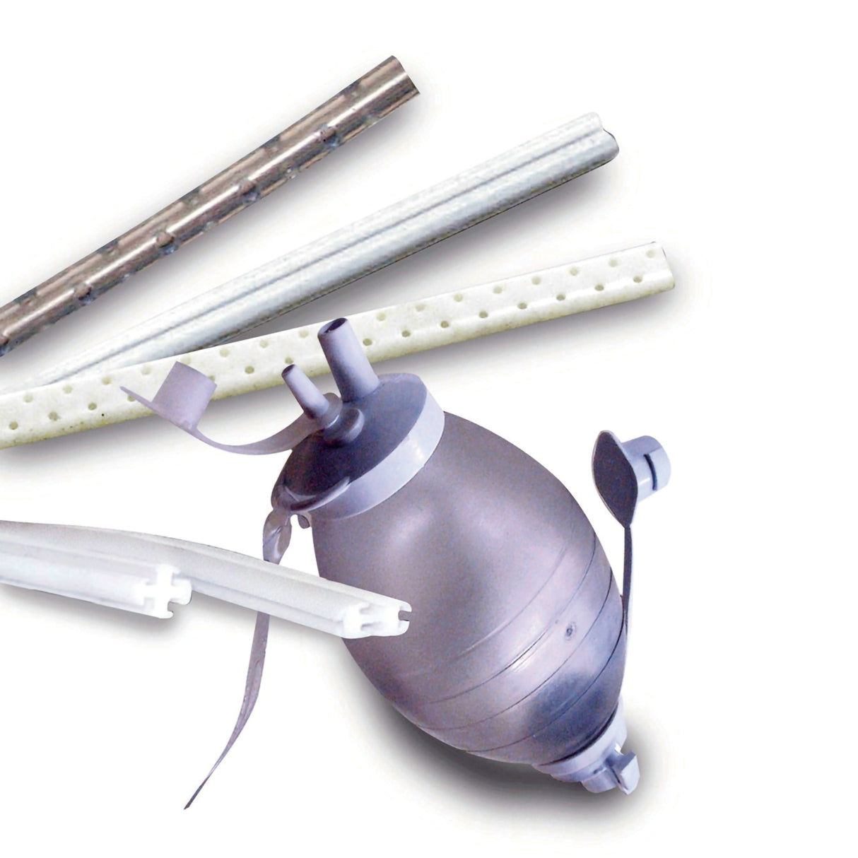 Wound Drain Tube S-Vac® Full Fluted Type Without Attachment 4 Channel Type 7 Fr. Size Sterile - BeHope