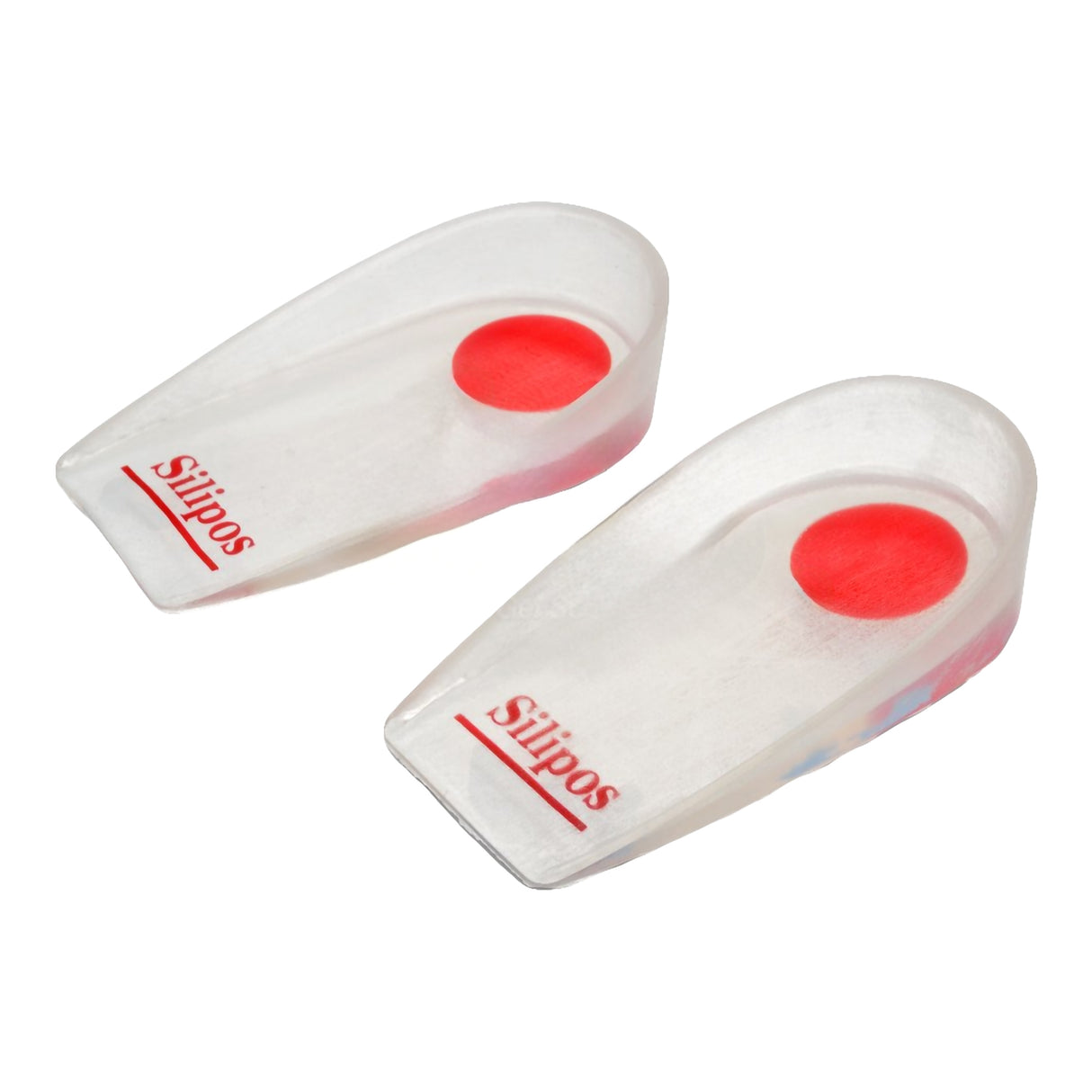 Heel Cup WonderZorb® Wondercup U-Shaped Silicone Women 10 to 12 / Men 9 to 11 Clear / Red - BeHope