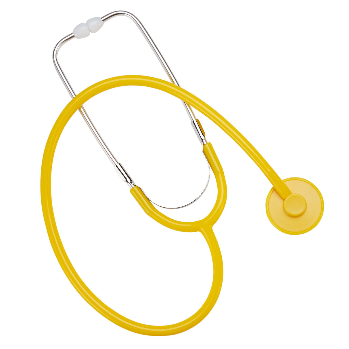 Disposable Stethoscope Proscope™ 664 Yellow 1-Tube 22 Inch Tube Single Sided Chestpiece - BeHope