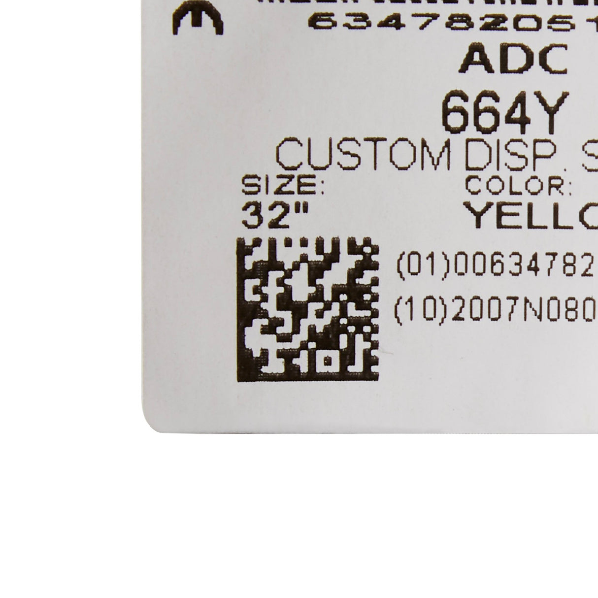 Disposable Stethoscope Proscope™ 664 Yellow 1-Tube 22 Inch Tube Single Sided Chestpiece - BeHope