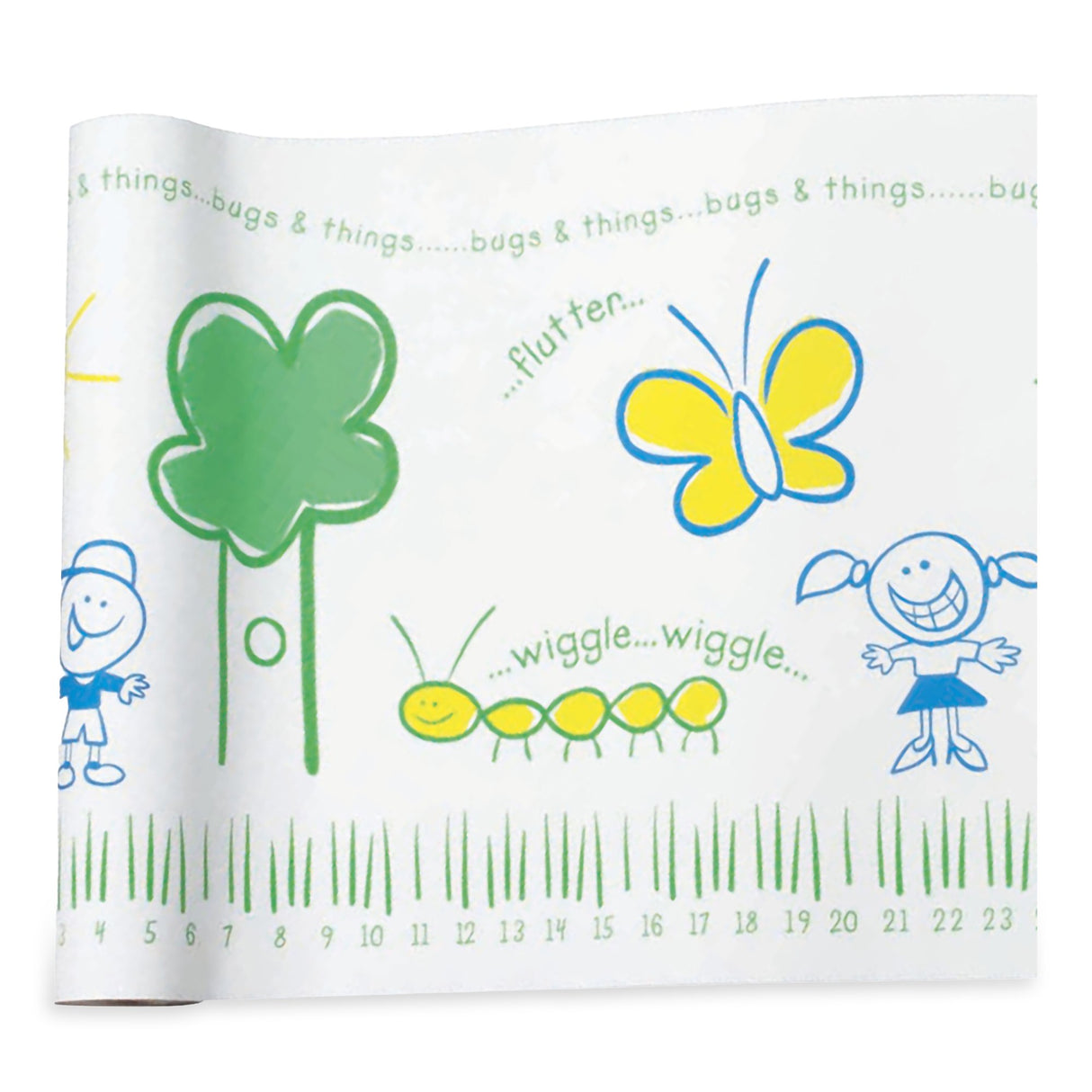 Table Paper McKesson 18 Inch Width 125 Foot Length Print (Bugs and Things) Crepe - BeHope