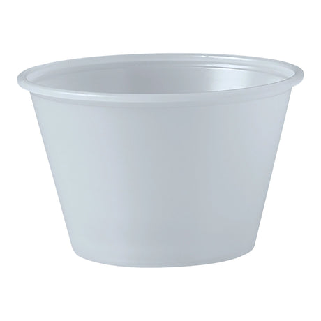 Souffle Cup Solo® 4 oz. Translucent Plastic Disposable - BeHope
