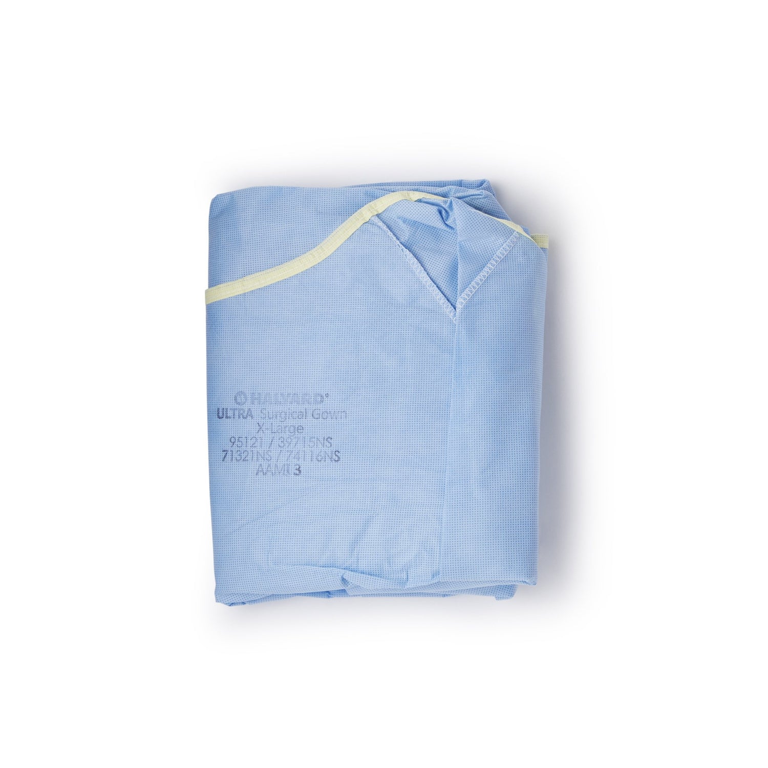 Non-Reinforced Surgical Gown with Towel ULTRA X-Large Blue Sterile AAMI Level 3 Disposable - BeHope