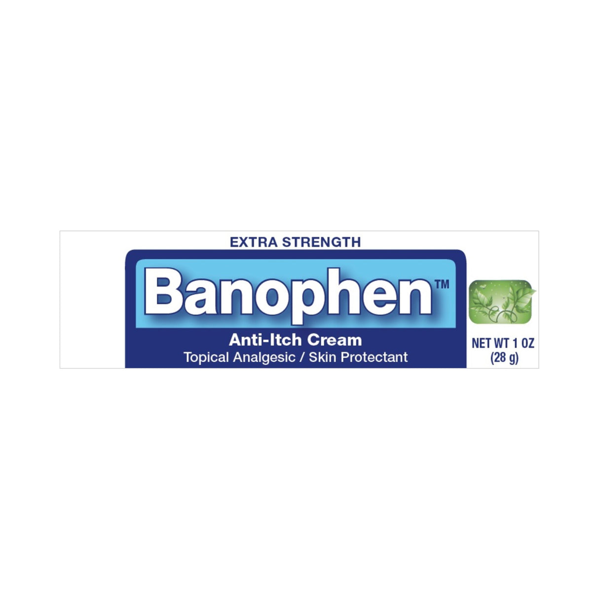 Itch Relief Banophen™ 2% - 0.1% Strength Cream 30 Gram Tube - BeHope