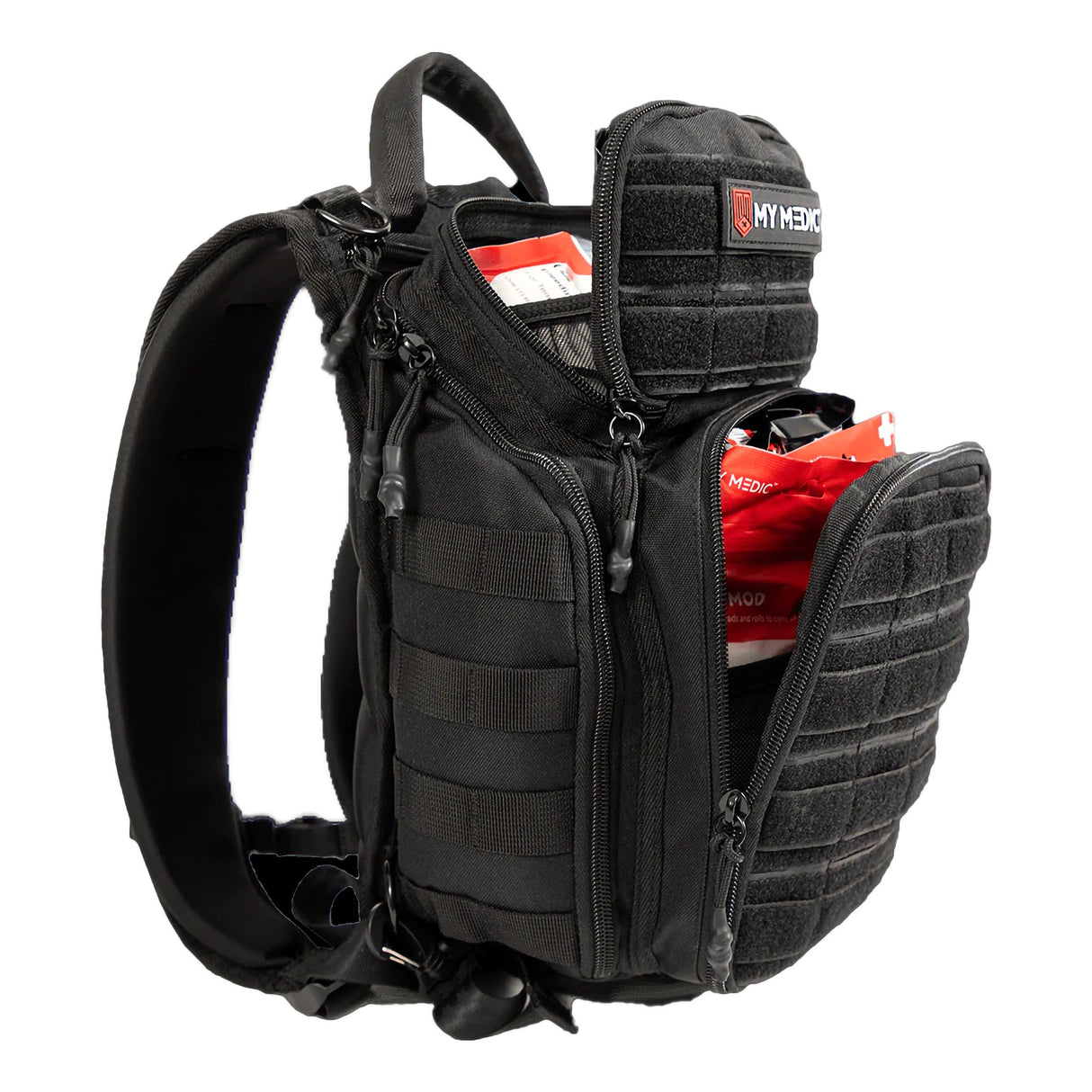First Aid Kit My Medic RECON Pro Black Nylon Backpack - BeHope