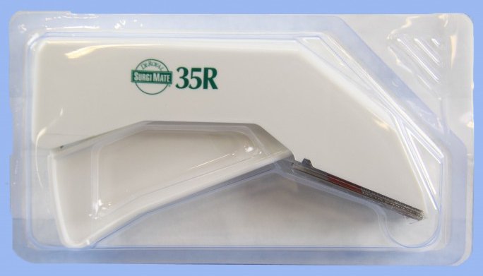 Skin Stapler Surgimate™ Squeeze Handle Stainless Steel Fixed Head Precision Placement - BeHope
