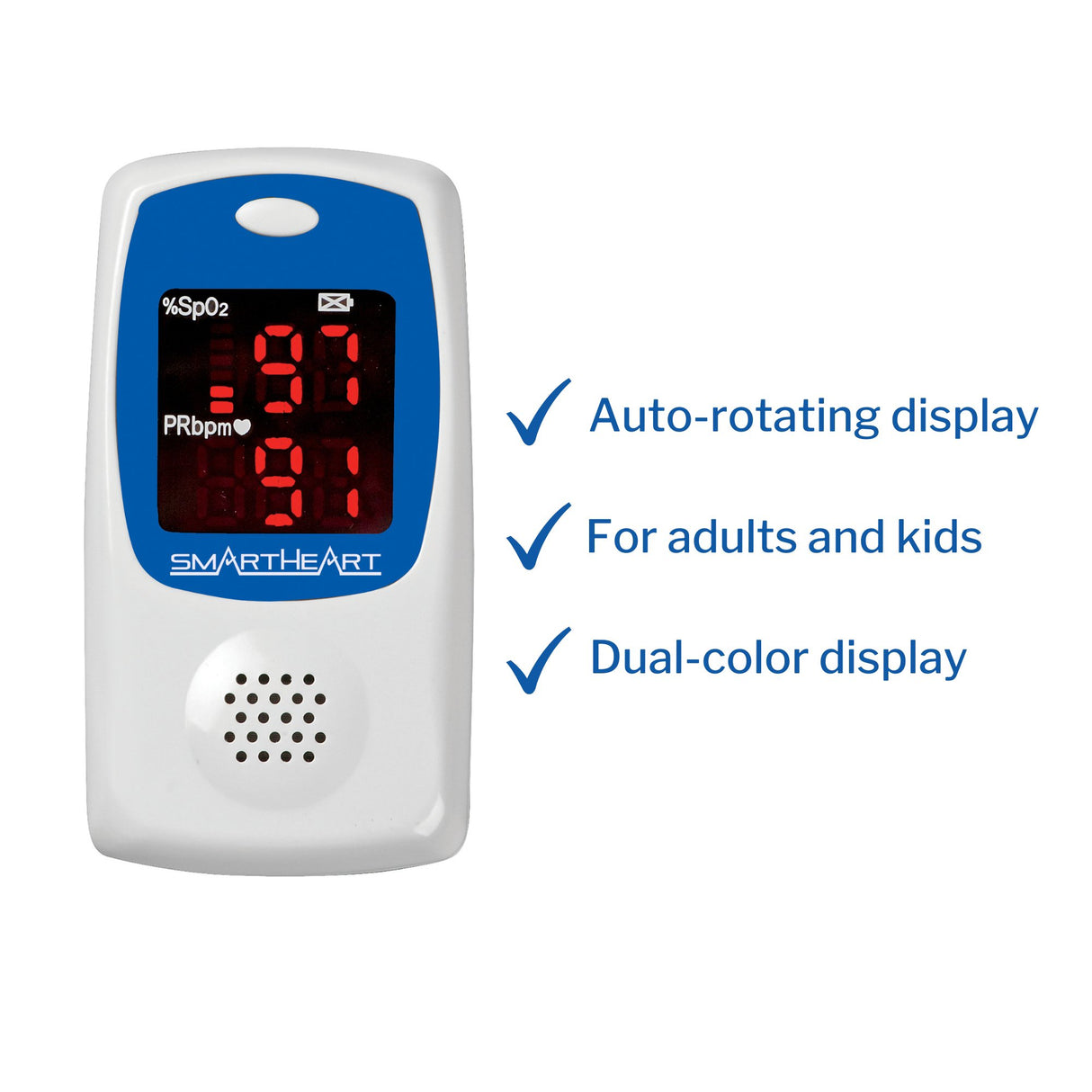 Fingertip Pulse Oximeter SmartHeart™ Adult - BeHope