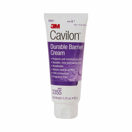 Skin Protectant 3M™ Cavilon™ 3.25 oz. Tube Unscented Cream CHG Compatible - BeHope