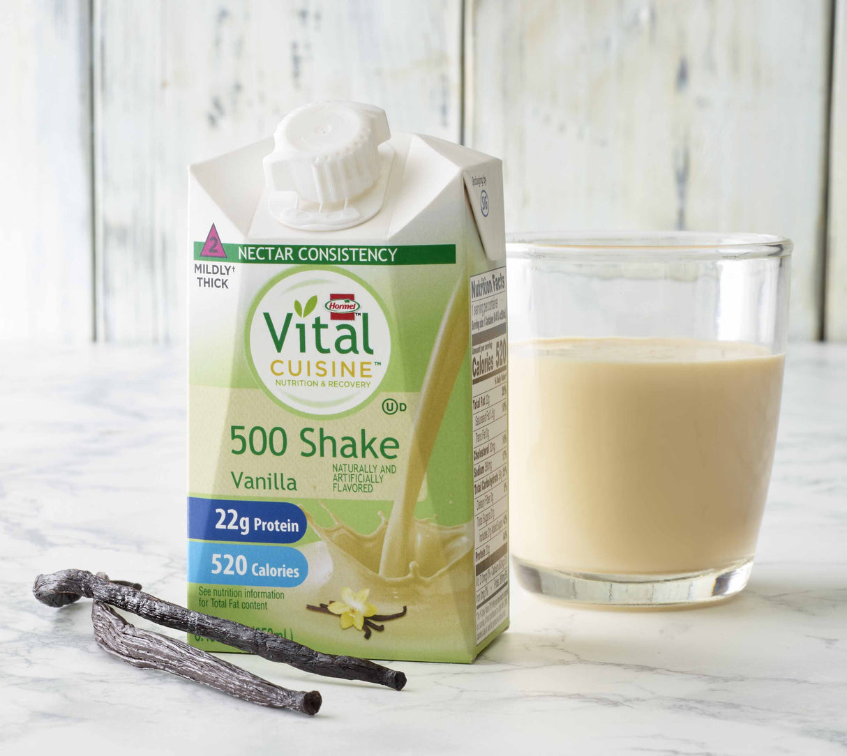Oral Supplement Hormel Vital Cuisine® 500 Shakes Vanilla Flavor Liquid 8.45 oz. Carton - BeHope