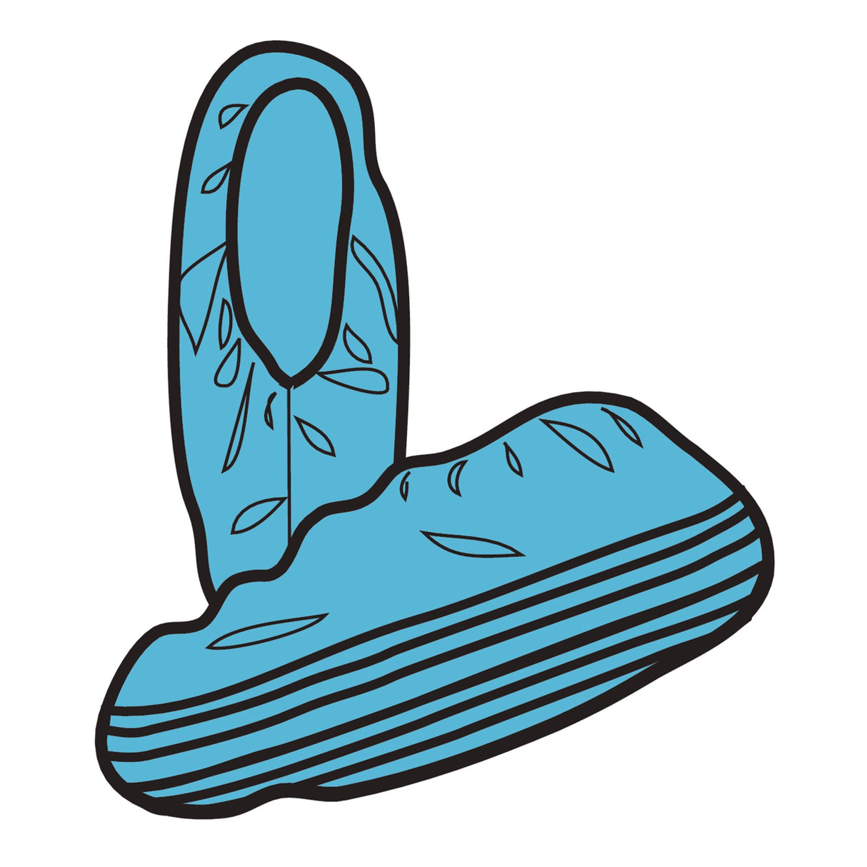 Shoe Cover X-tra Traction® One Size Fits Most Shoe High Nonskid Sole Blue NonSterile - BeHope