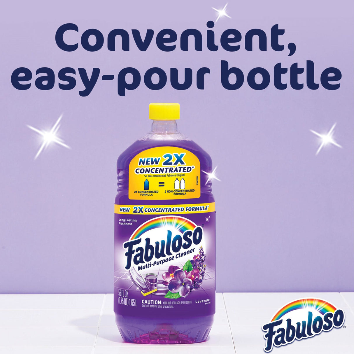 Surface Cleaner Fabuloso® Manual Pour Liquid 56 oz. Bottle Lavender Scent NonSterile - BeHope