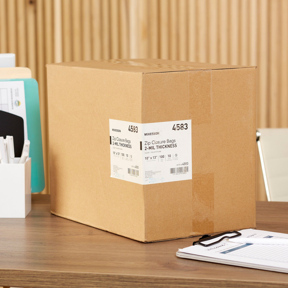 Reclosable Bag McKesson 10 X 13 Inch Polyethylene Clear Zipper Closure - BeHope