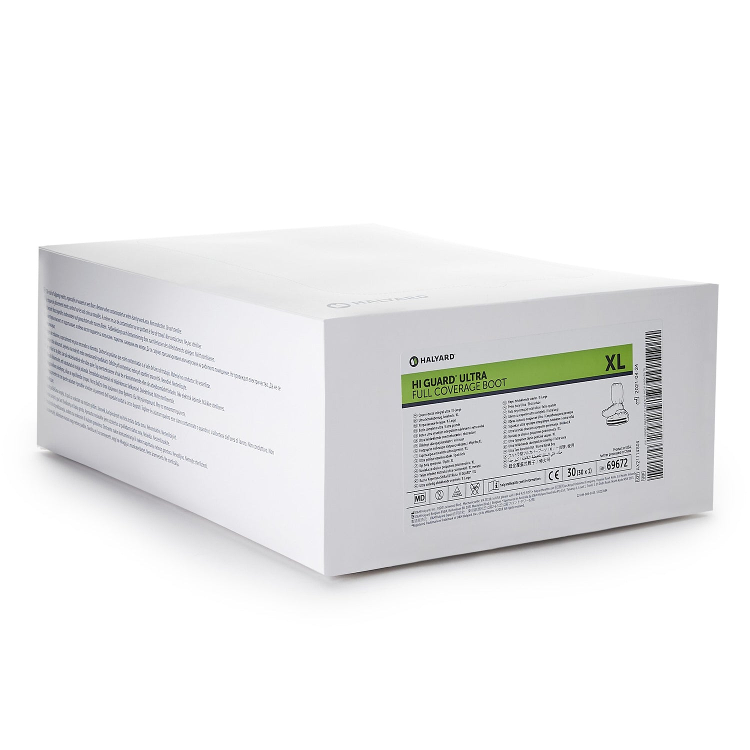 Boot Cover Hi Guard® X-Large Knee High Nonskid Sole Blue NonSterile - BeHope