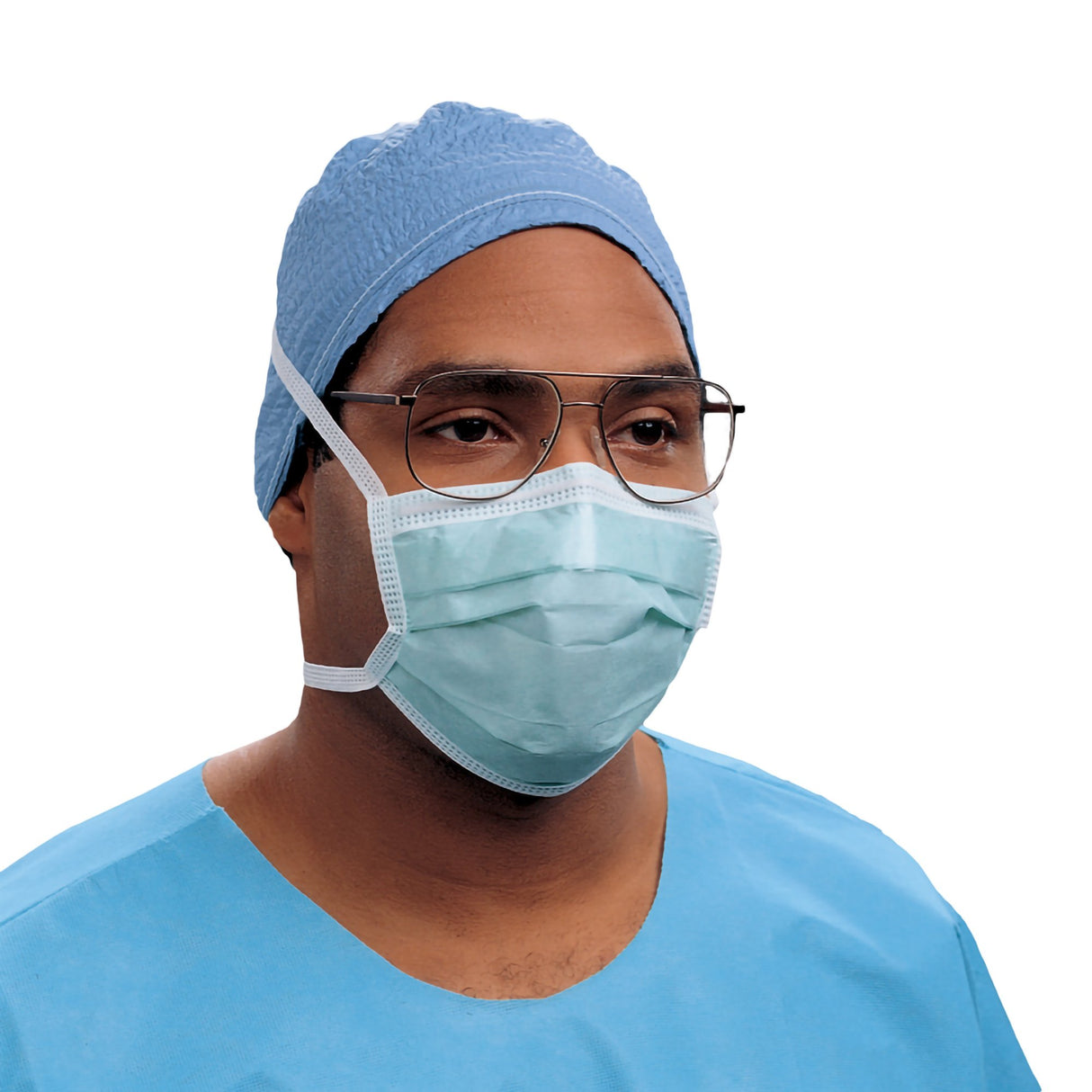 Surgical Mask Halyard Anti-fog Film Not Rated Tie Closure One Size Fits Most - BeHope