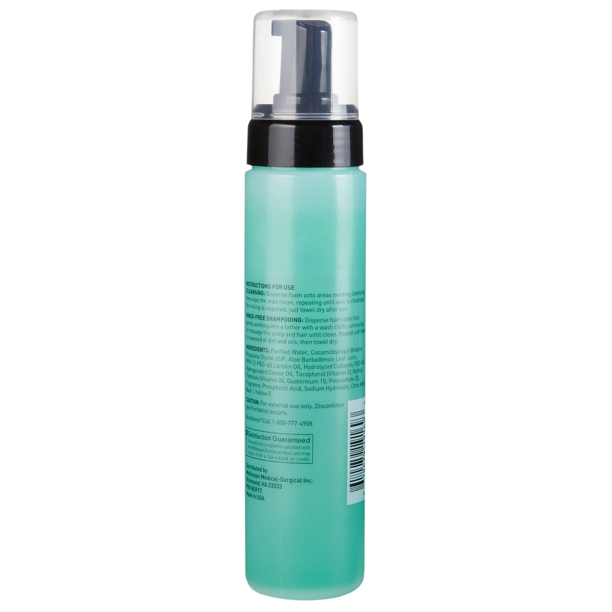 Rinse-Free Body Wash McKesson Foaming 9 oz. Pump Bottle Cucumber Melon Scent - BeHope