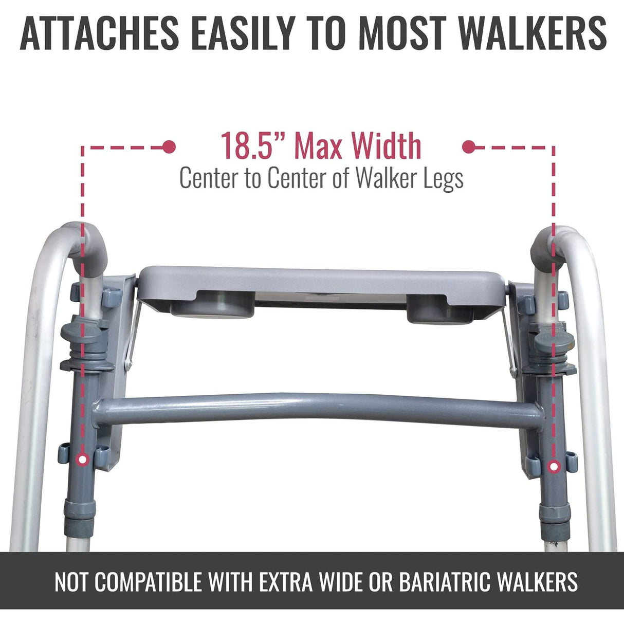 DMI Walker Tray For Walker - BeHope