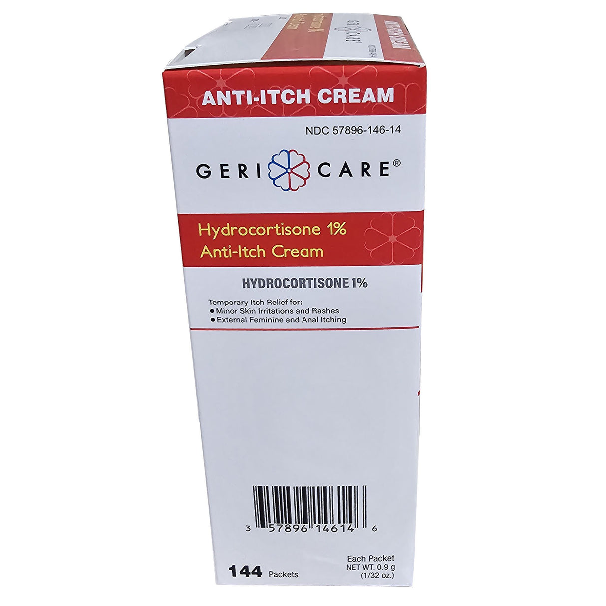 Itch Relief Geri-Care® 1% Strength Cream 144 Per Box Individual Packet - BeHope