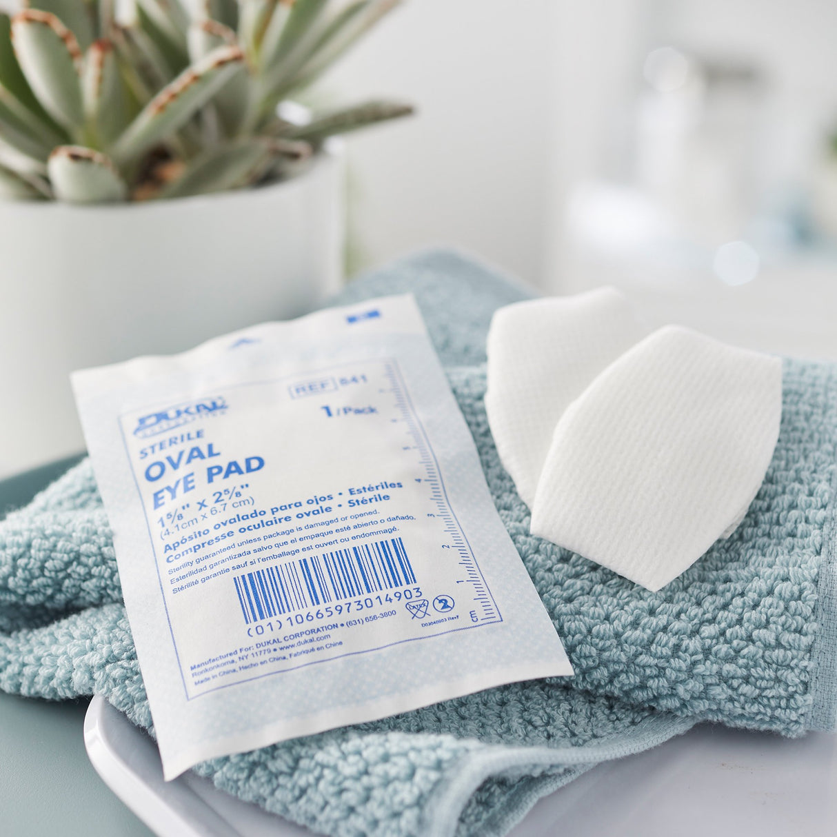 Eye Pad Dukal™ 1-5/8 X 2-5/8 Inch Sterile 1 per Pack - BeHope