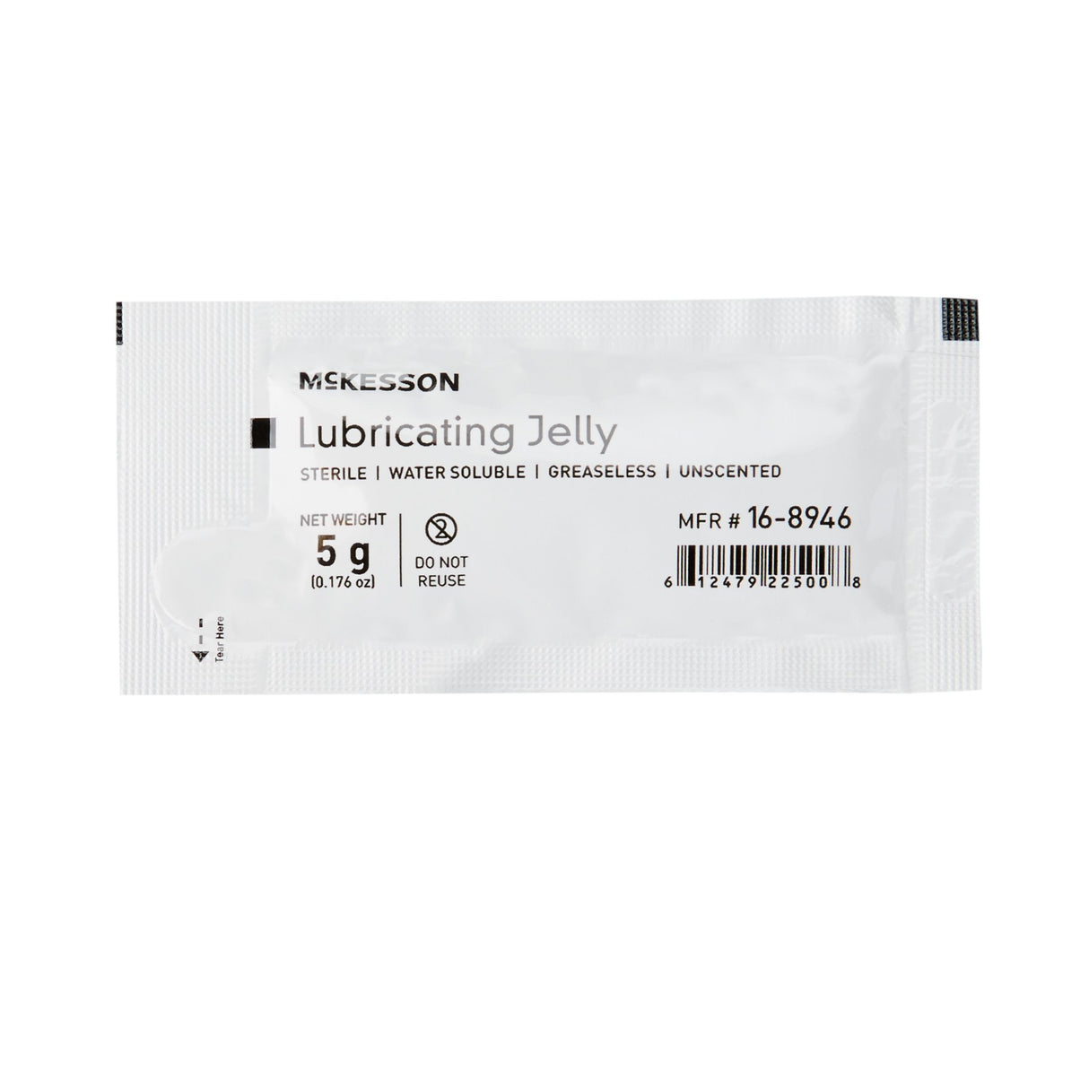 Lubricating Jelly McKesson 5 Gram Individual Packet Sterile - BeHope