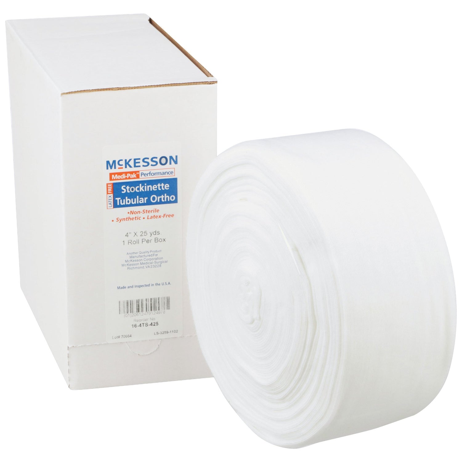Stockinette Tubular McKesson 4 Inch X 25 Yard Polyester NonSterile - BeHope