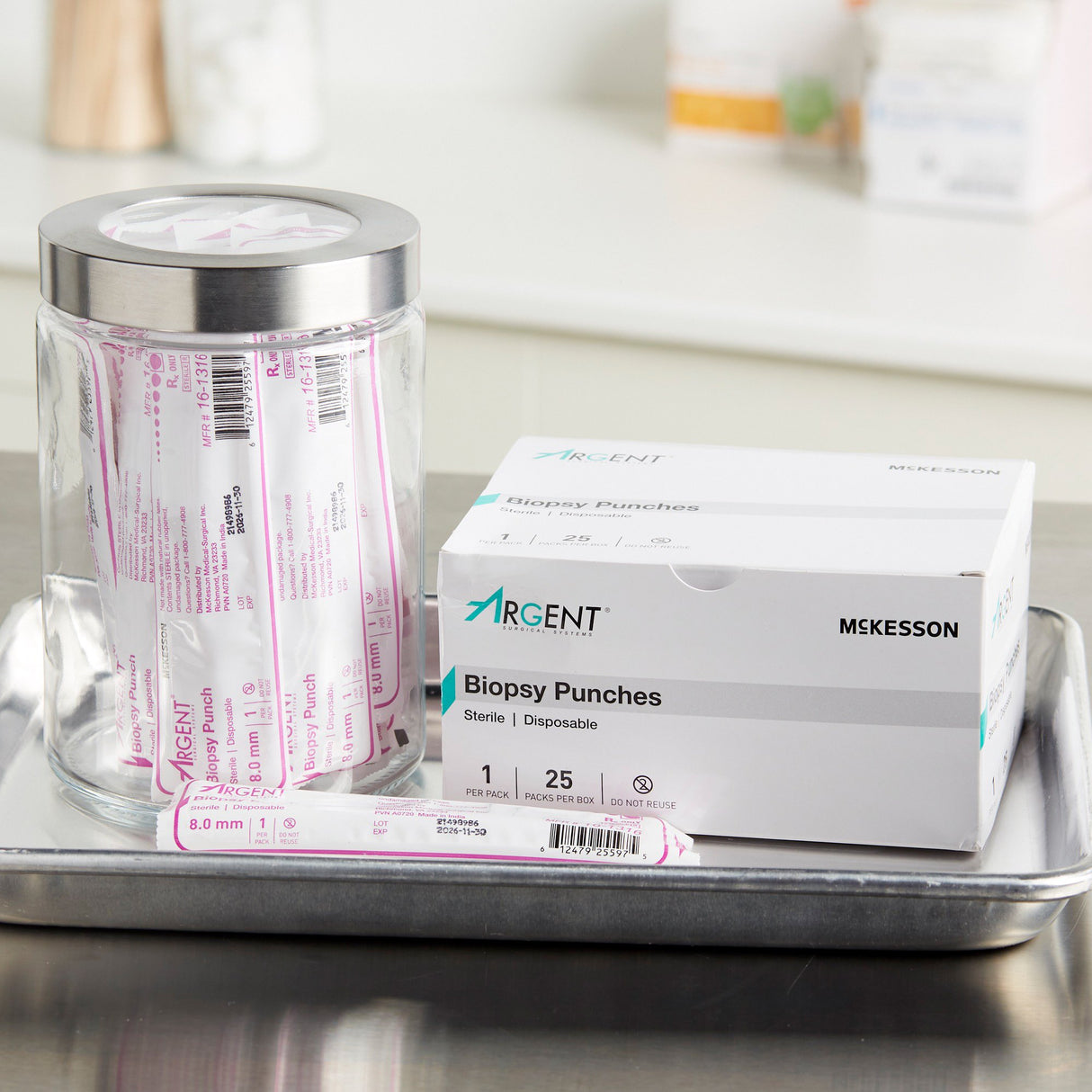 Biopsy Punch McKesson Argent™ Dermal 8 mm - BeHope