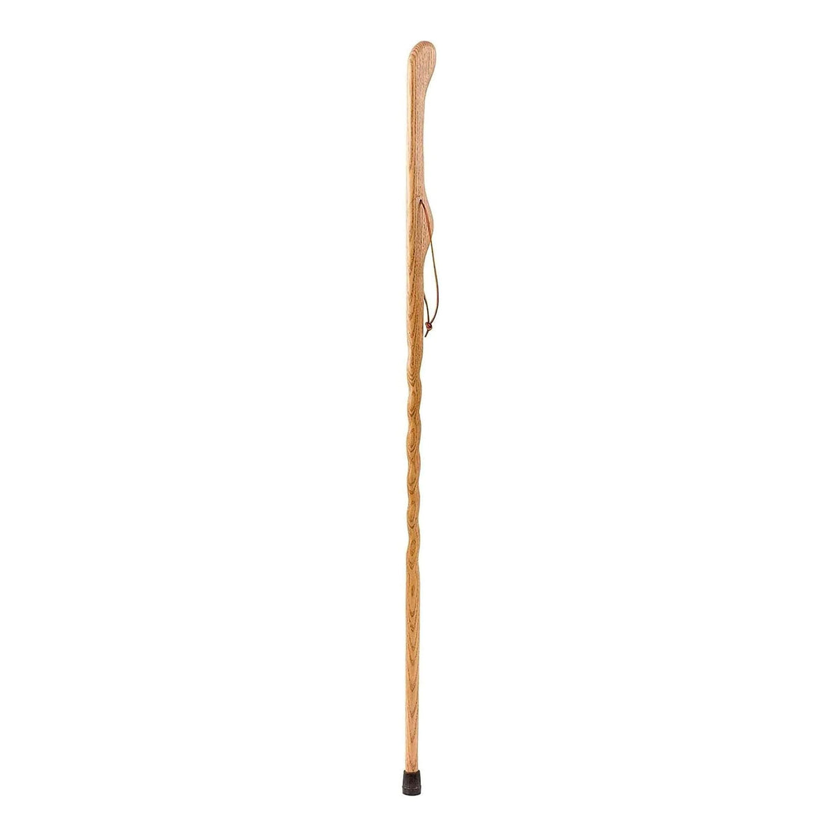Walking Stick Brazos™ Twisted HitchHiker Wood 55 Inch Height Oak - BeHope